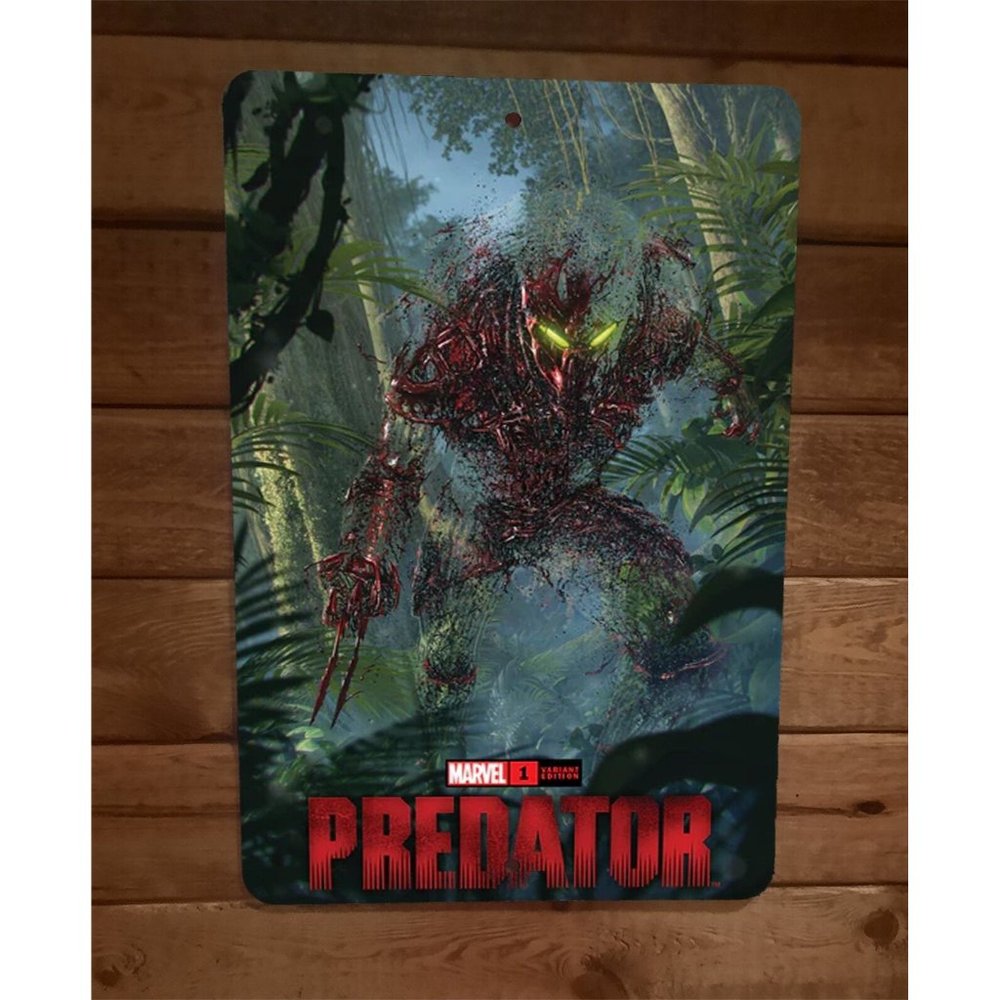Predator Marvel Comics #1 Cover Limited Edition  8x12 Metal Wall Sign Poster‎